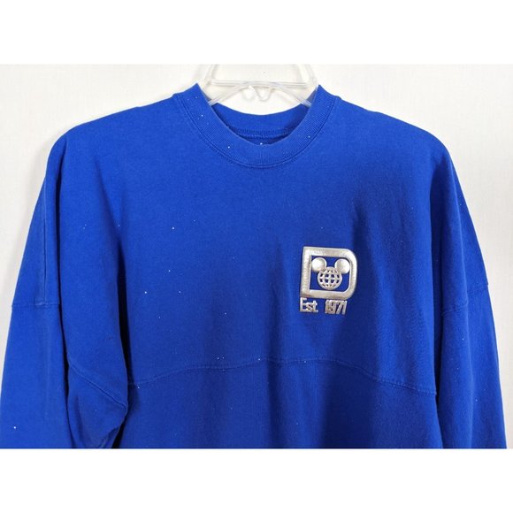 Disney by‎ Spirit Jersey Adult Wishes Come True blue with glitter Jersey XS - Picture 4 of 8